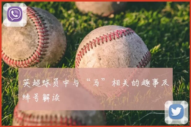 英超球员中与“马”相关的趣事及绰号解读