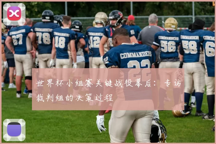 世界杯小组赛关键战役幕后:专访裁判组的决策过程
