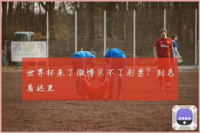 世界杯来了微博买不了彩票？别急看这里